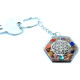 Orgonite Power Keyring - Octagon Flower of Life