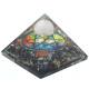 Orgonite Pyramid - Midnight Pentagon - 70mm