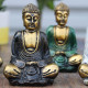 6x Gold Mini Buddha (Assorted Colours)