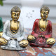 6x Gold Mini Buddha (Assorted Colours)