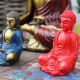 6x Matt Mini Buddha (Assorted Colours)