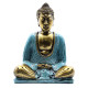 Teal &amp; Gold Buddha - Medium