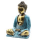 Teal &amp; Gold Buddha - Medium