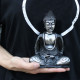 Black &amp; Grey Buddha - Medium