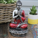 Buddha Candle Holder - Red - Medium