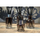 50 ml Round Reed Diffuser Bottlle - Charcoal