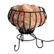 Low Salt Rock Brazier, Pink Salt Chunks, Cable &amp; Bulb