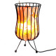 Tall Salt Rock Brazier, Pink Salt Chunks, Cable &amp; Bulb