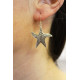 Silver Earrings - Star Fish