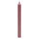 Solid Colour Dinner Candles - Rustic Dusty Pink - Pack of 5