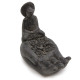 Buddah &amp; Hand Incense Burner (black)