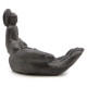 Buddah &amp; Hand Incense Burner (black)