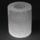 Selenite Cylinder Candle Holder - 10 cm