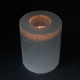 Selenite Cylinder Candle Holder - 10 cm