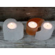 Selenite Ying Yang Candle Holder