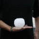 Selenite Snowball Candle Holder - 8 cm