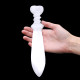 Selenite Lrg Ritual Knife - Spiral (25cm)