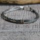 Silver &amp; Gold Bracelet - Unisex Twin Chain