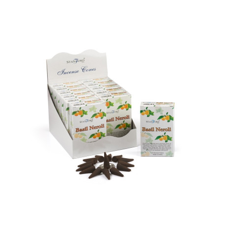 Basil & Neroli Incense Cones