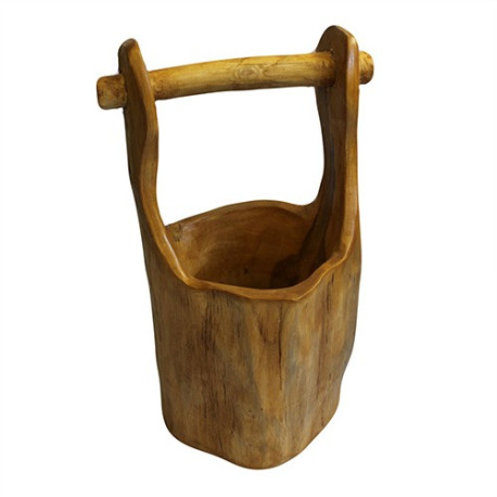 Teak Well Buckets aprox 28cm