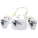 Herbal Teapot Set - White Stone Oriental