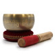 Singing Bowl Velvet Cushion - 11cm