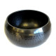 Lrg Black Beaten Bowl - 18cm