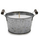 Citronella Zinc Bowl 8.5x15cm - 30hrs