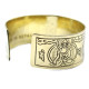 Brass Tibetan Bracelet - Five Buddha