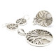 Tree of Life Silver Pendant 30mm - Mother of Pearl