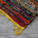 154 x 90cm Luxury Rag Rug - Yellow