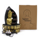 Tabletop Water Feature - 30cm - Golden Buddha &amp; Pouring Pots