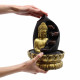 Tabletop Water Feature - 30cm - Golden Buddha &amp; Pouring Pots