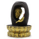 Tabletop Water Feature - 30cm - Golden Buddha &amp; Vitarka Mudra