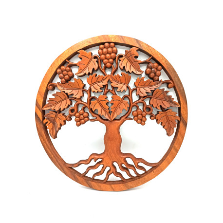 Tree of Life Grapes Panel - 40cm