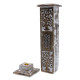 White Washed Incense Holder - Smoke Tower