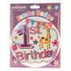 Jumbo Age 1 Jungle Birthday Badge (female)