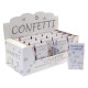 White &amp; Silver Tissue Confetti