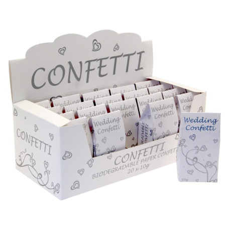 White & Silver Tissue Confetti