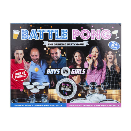 18 Piece Battle Pong Game