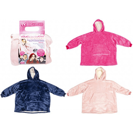 Large Super Soft Snuggle Hoodie (3 Assorted Colours)