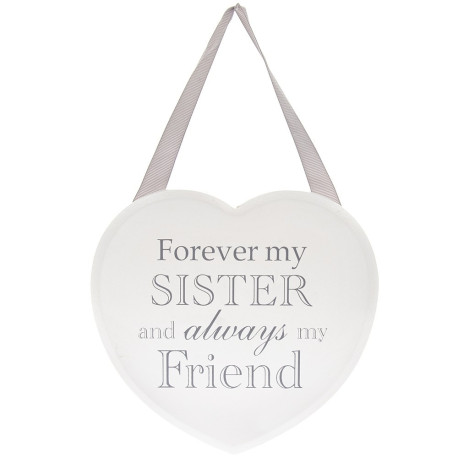 Heart Plaque Sister