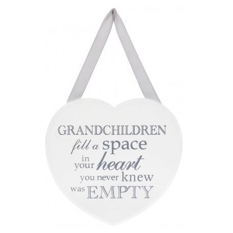 Heart Grandchildren Plaque