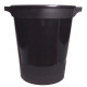 Black Bucket With Handles 32cm