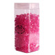 280 Gram Jar of Cerise Small Crystal Stones