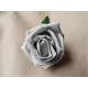 Bunch of 6 Grey Foam Tea Rose