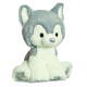 8 Inch Glitzy Tots Husky Dog