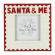 Mdf Photo Frame - Santa And Me  by Juliana