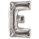 34&quot;&quot; Silver Letter E Balloon