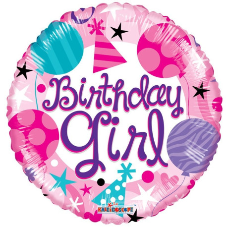 18"" Birthday Girl Balloon